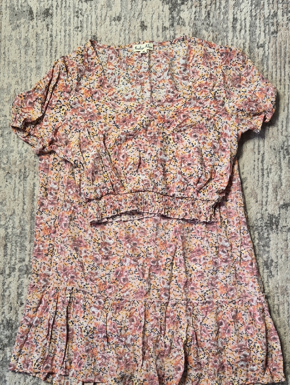 Matching Floral Set, Shirt And Top. Spring,summer, Cottagecore, Fairy Girly Boho